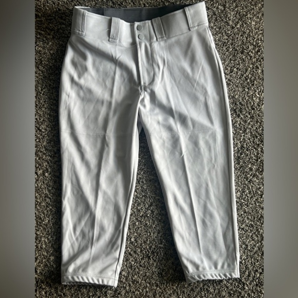 Mizuno Grey Softball Pants Medium